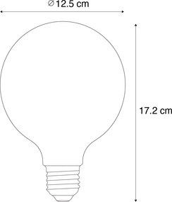 Inteligentne ściemnialne żarówki LED E27 G125 matowe 7W 806lm 2700-6500K