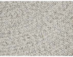 Białobeżowy okrągły dywan odpowiedni na zewnątrz ø 150 cm – NORTHRUGS