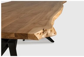 Stół z blatem z drewna akacjowego 100x200 cm Mudri – Marckeric