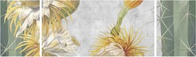 Obraz - Kwitnące kaktusy (170x50 cm)
