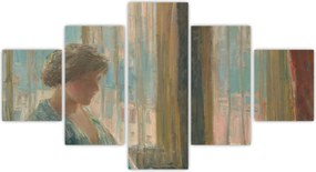 Obraz - Childe Hassam, The New York Window, reprodukcje (125x70 cm)