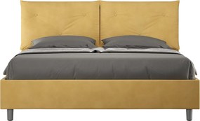 Łóżko bez stelaża tapicerowane 160x200 microfibra Okra Appia