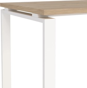 Biurko loft na płozach Sign 120 jackson hickory/biały mat