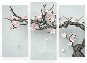 Obrazy zestaw 3 szt. Sakura – Wallity