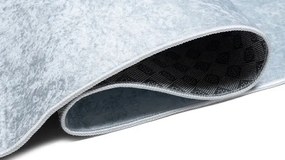 Niebieski dywan dziecięcy z grą w klasy i drogą G2-G52