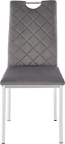 Pikowane krzesło z rączką do przenoszenia K578 Halmar