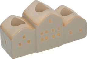 Świecznik Hauses 13x5x7cm beige