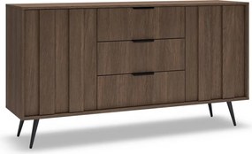 Komoda Flaro 153 cm z szufladami - dąb dunin