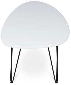Stolik pomocniczy 120 x 67 cm, biały