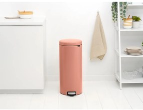 Łososiowy stalowy kosz na śmieci z pedałem 30 l NewIcon – Brabantia