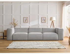 Jasnoszara sofa 345 cm Zephyr – Bobochic Paris