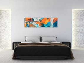 Obraz - Abstrakcja (170x50 cm)