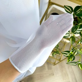 Firana matowa Jodełka gładka bez wzorów na metry wys. 300 cm ołowianka