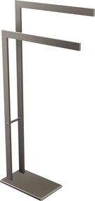 Wieszak na dwa ręczniki chrom