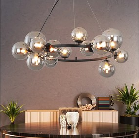 NETTLIFE Lampa wisząca do jadalni, lampa wisząca do salonu - lampa wisząca na 14 żarówek G9