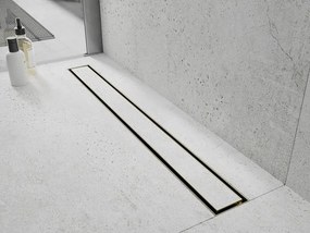 Mexen Flat M13 odpływ liniowy 2w1 100 cm, złoty - 1510100-15