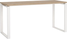 Biurko loft na płozach Sign 150 jackson hickory/biały mat