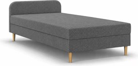 Łóżko kontynentalne Peggie 80x200 / 90x200 / 120x200 z wbudowanym materacem bonellowym