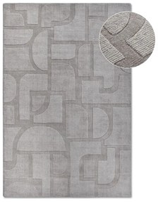 Szary wełniany dywan tkany ręcznie 190x280 cm Alexis – Villeroy&Boch