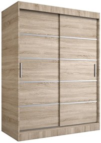 Szafa przesuwna dąb sonoma 150 cm - Bohosa 4X