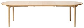 Rozkładany stół w dekorze dębu 100x190 cm Carno – Unique Furniture