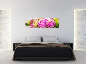 Obraz róż (170x50 cm)