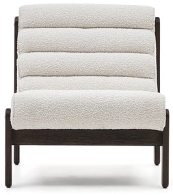 Biały fotel z materiału bouclé Magira – Kave Home