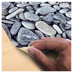 Naklejka na podłogę Ambiance Slab Stickers Pebble, 40x40 cm