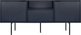 Ciemnoniebieska szafka pod TV 180x79x50 cm Bau – noo.ma