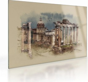 Obraz na szkle - Forum Romanum, Rzym, Włochy (70x50 cm)