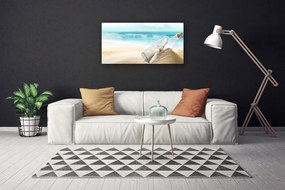 Obraz na Płótnie Plaża Butelka List Sztuka