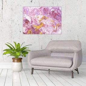 Obraz - Różwa abstrakcja (70x50 cm)