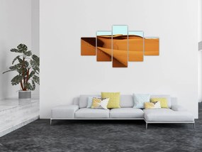 Obraz - Ślady na pustyni (125x70 cm)