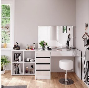 Toaletka biały 120x55x75 sherry