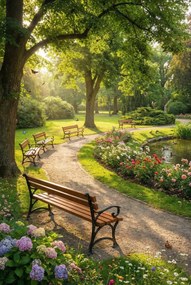 Ławka parkowa z podłokietnikami 180cm D0-A52