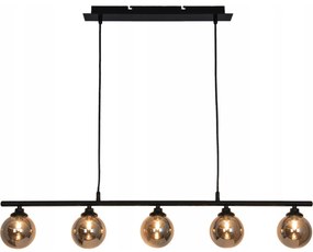 Żyrandol na lince IMAGINE 5xG9/40W/230V czarny/dym