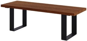 Nowoczesna ławka ogrodowa 180 cm tik - Austis 3X