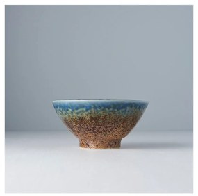 Niebiesko-brązowa ceramiczna miska MIJ Earth &amp; Sky, ø 16 cm