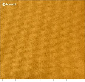 Żółty fotel Max Winzer Sari Velvet