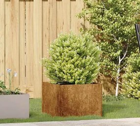 Stylowa donica balkonowa stal nierdzewna E2-W28