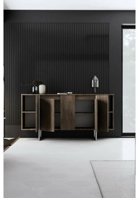 Szafka Luxe Walnut and Silver