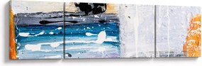 Obraz - Abstrakcyjne pociągnięcia (170x50 cm)