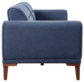 Ciemnoniebieska rozkładana sofa 223 cm Liones – Artie