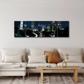 Obraz nocnej metropolii (170x50 cm)