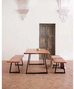Ławka w naturalnym kolorze Alaia – Kave Home