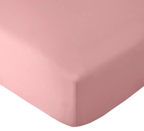 Różowe prześcieradło z gumką 135x190 cm So Soft Non-Iron – Catherine Lansfield
