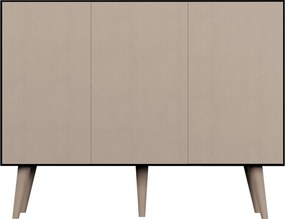 Komoda do salonu w stylu skandynawskim Toronto dąb artisan/czarny