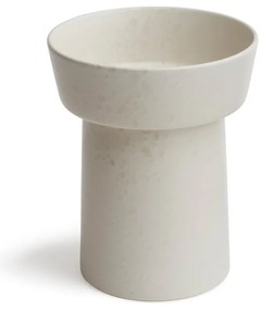 Biały kamionkowy wazon Kähler Design Ombria, wys. 20 cm