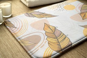 Dywanik do łazienki Dywanik do łazienki Żółte Liście