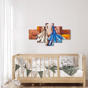Obraz - tancerz, obraz olejny (125x70 cm)